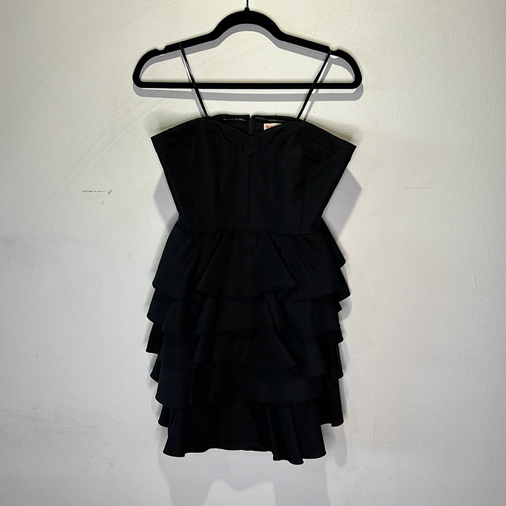 Rebecca Taylor strapless, black, cocktail dress